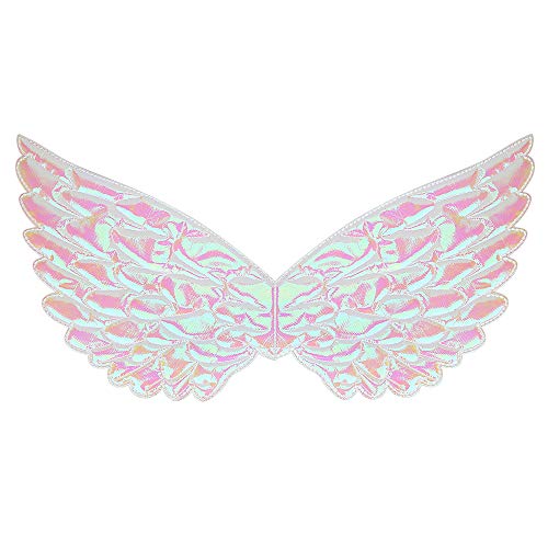Fairywand White Unicorn Wings for Kids Princess Costume Accessories Birthday Halloween Party-Toddler
