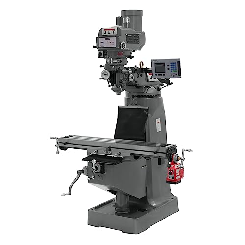 JET Variable-Speed Vertical Mill, ACU-RITE 203 DRO, X-Axis Powerfeed, 2 HP, 115/230V 1Ph (Model JTM-4VS-1)