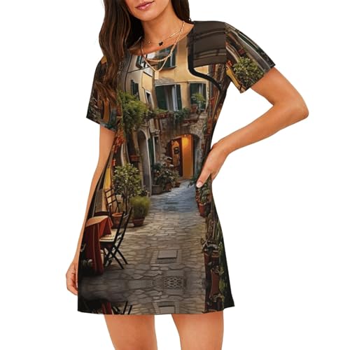 Chemise de nuit italienne pour vos soirées d'été : vêtement de nuit léger et élégant