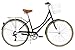 FabricBike Step City- Bicicleta de Paseo Mujer, Bicicleta Urbana Vintage Retro, Bicicleta de Ciudad Estilo Holandesa con Cambios Shimano y Cesta. Sillín Confortable. (Black + Cesta)