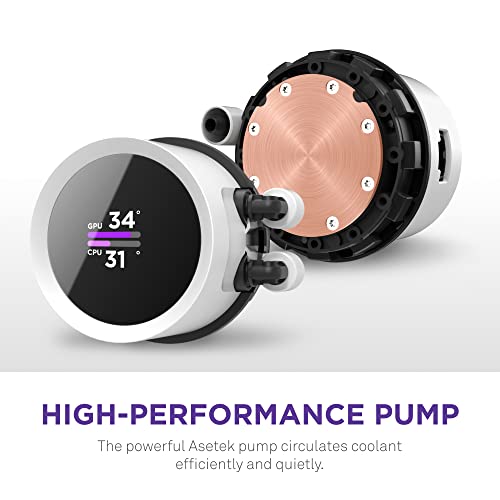 NZXT Kraken 360 RGB 360mm CPU Liquid Cooler/AIO with with LCD Display and RGB Fans - White | Support Intel Socket : LGA 1700, 1200/115X | AMD... - Image 4