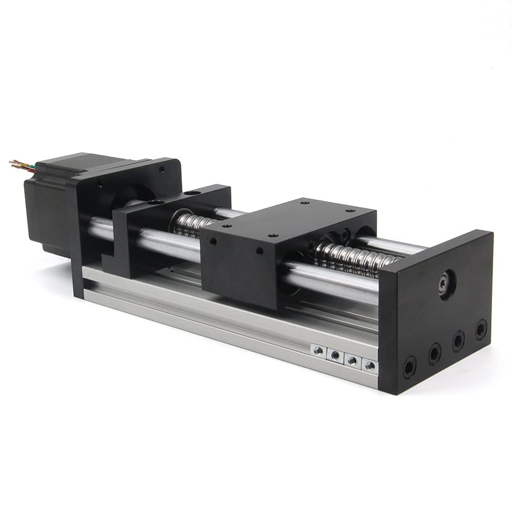 Produktbild von OITTo 400 Mm Effektive Verfahrlänge Kugelumlaufspindel Mit Doppelter Optischer Achsenführung SFU1605 Mit NEMA23-Schrittmotor Für DIY-CNC-Fräserteile XYZ-Lineartischaktuator Und 3D-Drucker