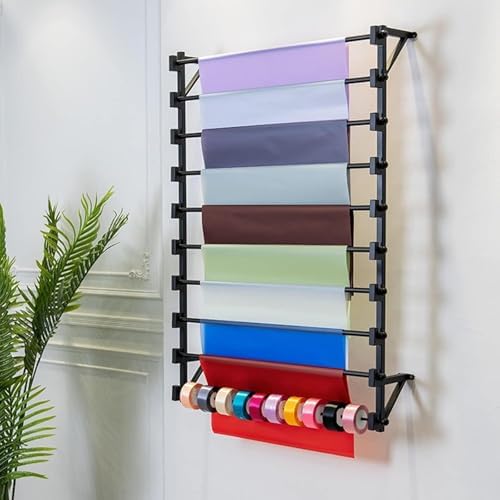 Wall Mounted Display Rack - Space-Saving Organizer for Ties, Scarves, Ribbons, Accessories - Ideal for Retail Stores and Home Décor - Maximize Storage & Style
