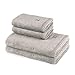 Produktbild MÖVE Superwuschel Handtuch-Set, 2 Duschtücher 80 x 150 cm & 2 Handtücher 50 x 100 cm, Made in Germany, 100% Baumwolle, cashmere