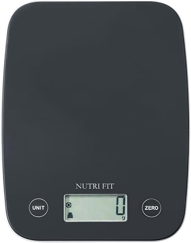 Miniatura 1 de NUTRI FIT Báscula digital de alimentos, báscula de cocina de 11 libras, báscula de cocina para alimentos y gramos, 5 unidades con precisión de 0.1