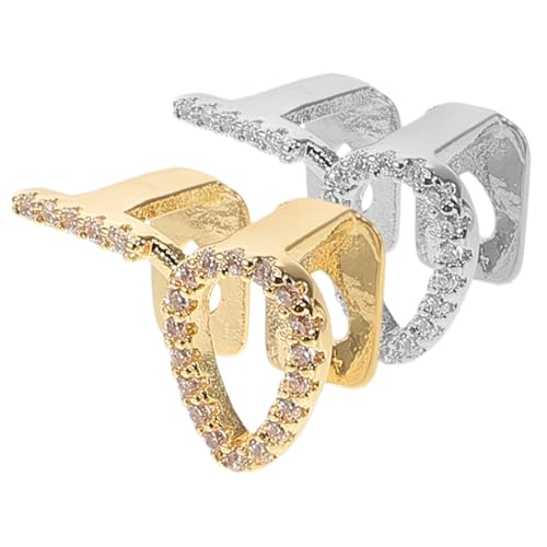 Gold Plated Hip Hop Grills Diamonds Love Symbol Hollow Teeth Caps Set