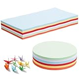 Moderationskarten Set-504 Stück Moderationskarten Set Rund,Rechteck Rund Bunte Karten Für Die Metaplankarten Rund,Bunt Lehrerbedarf Für Präsentation Und Vortrag-6 Farbig