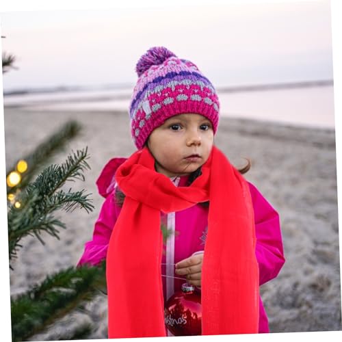 Hooded Boys and Girls Christmas Scarf Boys and Girls Windproof Scarf Imitation Cashmere Neckerchief3