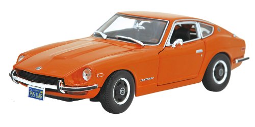 Datsun 240Z 1971 Maisto 1:18 voiture miniature en métal injecté orange pour collectionneur