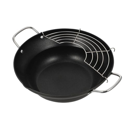 OFFSCH Japanese Electric Fryer Mini Deep Fryer Non-stick Pan Tempura Induction Cooker