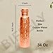 Copper Water Bottle - 34oz - Handcrafted Ayurvedic 100% Pure Copper Water Bottle for Drinking |Men & Women| Leak-Proof Lid BPA Free Non-Insulated & Eco Friendly with Premium Quality for Sport & Travel