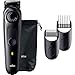 Braun Barttrimmer Series 5, Elektrischer Bartschneider Herren mit 5 Zubehörteile, Ultrascharfe ProBlade Klinge, 100 Min Akkulaufzeit, Kabelloser Bartrasierer, 40 Längen, Wasserdicht, BT5430, Schwarz