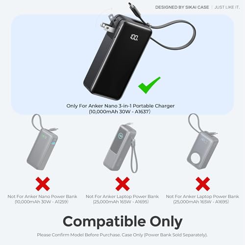 Funda de silicona para power bank Anker Nano 10,000mAh rosa miniatura 2
