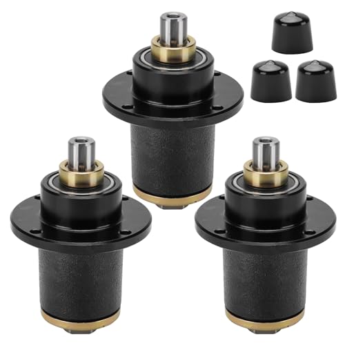 ILONPA (3 Pack) 037-6015-00 Spindle Assembly 037-6015-50 Fit 42 48 50 52 54 60 inch Deck for BadBoy Part ZT Elite Maverick CZT AOS Compact Outlaw Replaces Spindle 037-6015-00 037-6015-50