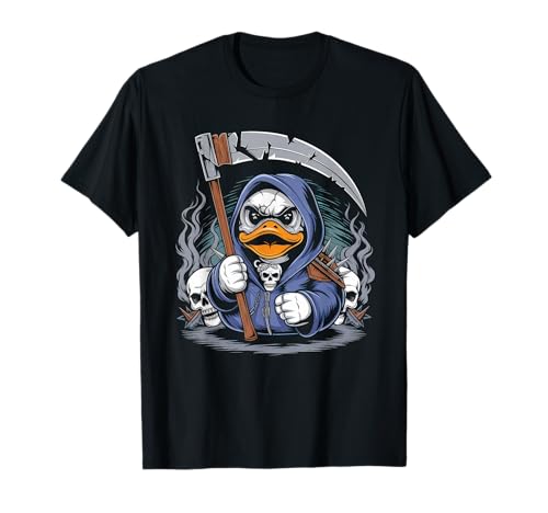 Tshirt Punk Da Uomo Duck Rock Ducker Anarchy Punker Maglietta