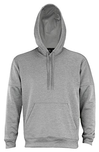 adidas Men's Team Issue Preferred Pullover Hoodie (Grey, X-Large)