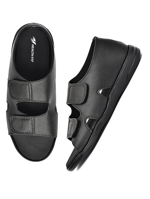 Image of HEALTH FIT Men's Diabetic & Orthopedic with Extra Soft Comfortable Sandal