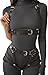 2 PCS Women Leather Body Harness, Ladies Punk Bra Chest Belt, Adjustable Clubwear BDSM Garter Party Rave Wear
