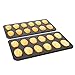 YumAssist 2 Pack Nonstick Madeleine Pan, 12-cup Heavy Duty Shell Shape Baking Cake Mold Pan.