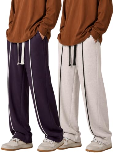 Image of GRECIILOOKS Men's Loose Mid Rise Casual Trousers Pants | Regular | Sports Stylish Track Pant | Sweatpants (Available in Plus Size)