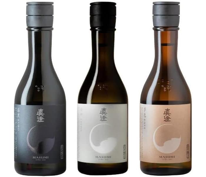 Amazon.co.jp: 日本酒セット 真澄(ますみ) 300ml 3本飲み比べ