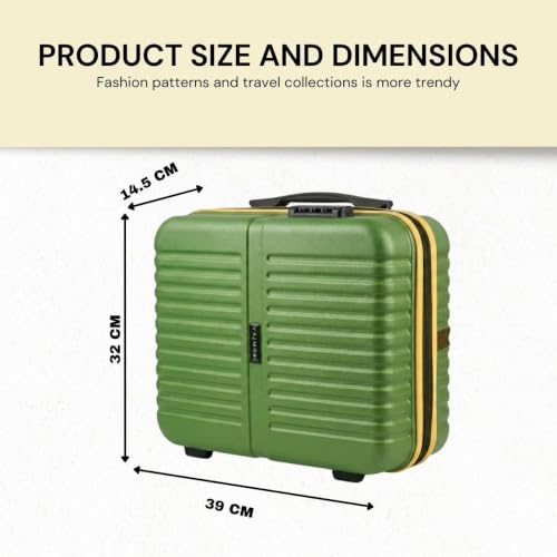 Image of VALMORE Valmore AeroVault 13 Hardshell Laptop Bag for 13-Inch MacBook, Polycarbonate Hard Case with Lock, Premium Cushioned Interior, Trolley Sleeve
