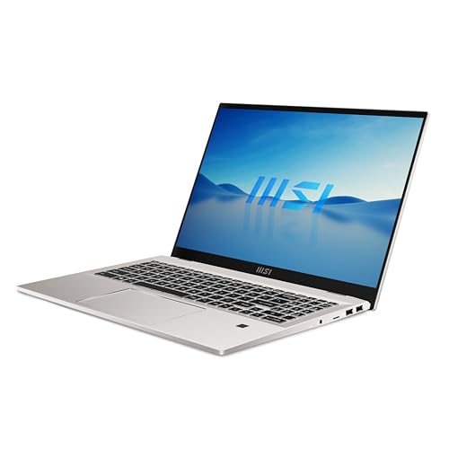 Image of MSI Prestige 16 EVO 16 inch QHD+ 165Hz Laptop: Intel Core i7-13700H, Intel Iris Xe, 32GB DDR5, 1TB NVMe SSD, Thunderbolt 4, HDMI, MicroSD Card Reader, Win 11 Pro: Urban Silver A13M-406US