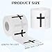 2 Pcs Christian Wrist Tape with Cross Athletic Tape 2in x 23ft Sports Tapes Cotton Self Adhesive Bandage Wrap for Soccer Football Baseball Boxing Gymnastics Athlete Training (2 White)