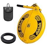 🔒 BUNDLE PACK - Get your premium combination of one premium wheel lock device, a snug accompanying cover and a Disklok branded RFID security pouch. Both arrive in slick black, with the pouch featuring an embossed logo. 🔒 COMPREHENSIVE VEHICLE SECURIT...