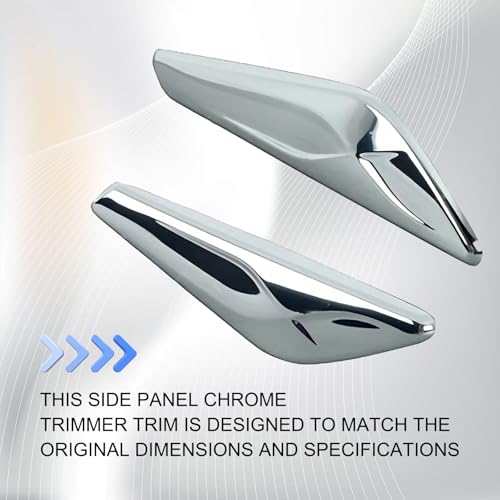 Image of Silver Car Fender Badge, Compatible with BMW X3 F25 X4 F26 2011-2017, ABS Plastic, OEM #51117338569 51117338570