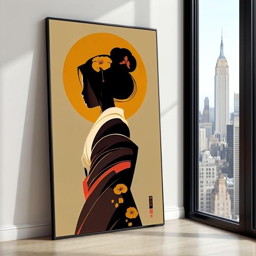 Affiches d'art kimono japonais pour créer un salon zen et moderne