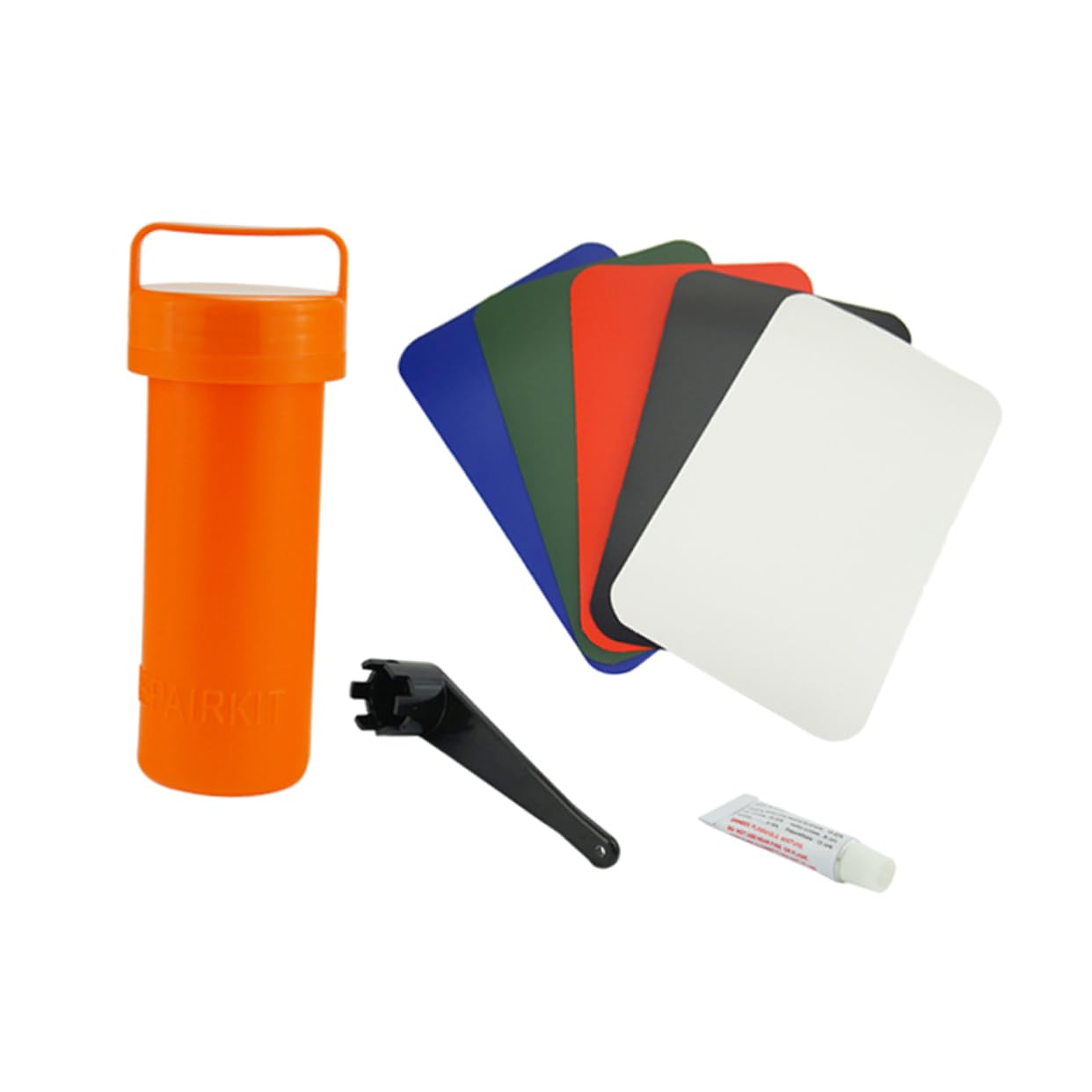 SUPVOX Flatable Boat Patch Kit 1 Set Damaged Leaking Hole Repair Patch for Kayak Dinghy Drift Boats Polyethylene Kayak Repair Kit Waterproof Patch Tool