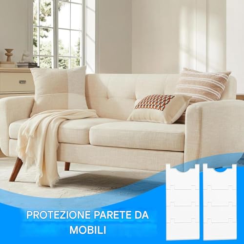 Protector de pared de acrílico para muebles y espaciador transparente de sofá 3