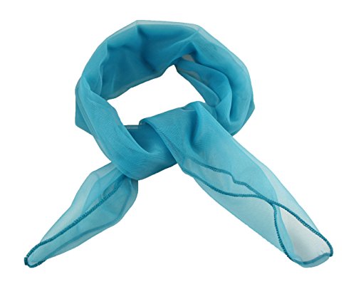 Sheer Chiffon Scarf - 24” Square - 7 Colors - Head, Hair, Neck 50s Style3