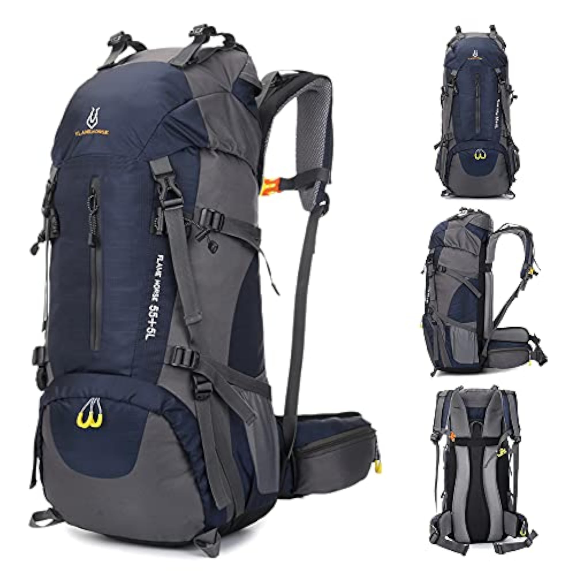 60L Hiking Backpack Water-Resistant Outdoor Sport