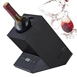 Facile à utiliser : Étape 1 : Allumez le refroidisseur de bouteilles de vin. Étape 2 : Réglez la température. Étape 3 : Placez une bouteille appropriée (moins de 3,74