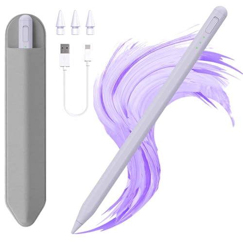 Image of Stylus Pen for iPad11&10thGen,14Mins Faster Charge, with Pencil Holder,Palm Rejection, Tilt Sensitivity, for iPad Air11&13-inch(M3 /M2), iPad Pro 11&13-inch (M4),iPad 6-11th,iPad Pro 11 /12.9 inch
