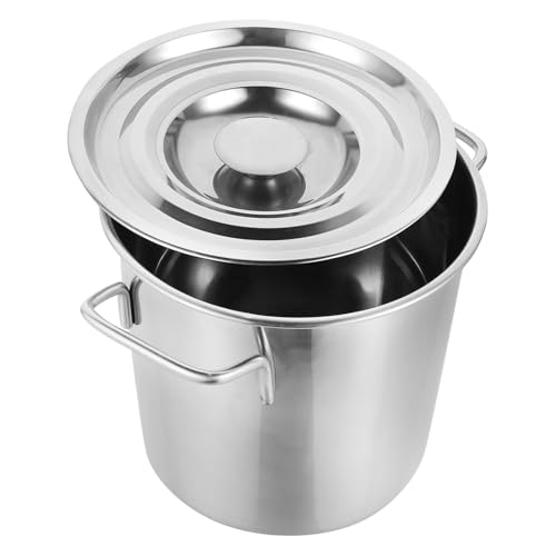 Seau à soupe en acier inoxydable, pot de stockage d'huile et récipient de cuisson des aliments