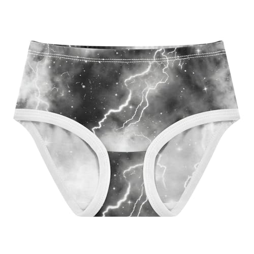 Outer Space Nebula Grey Girls Underwear Toddler 2t Cotton Panties for Girl Designer Briefs Underpants