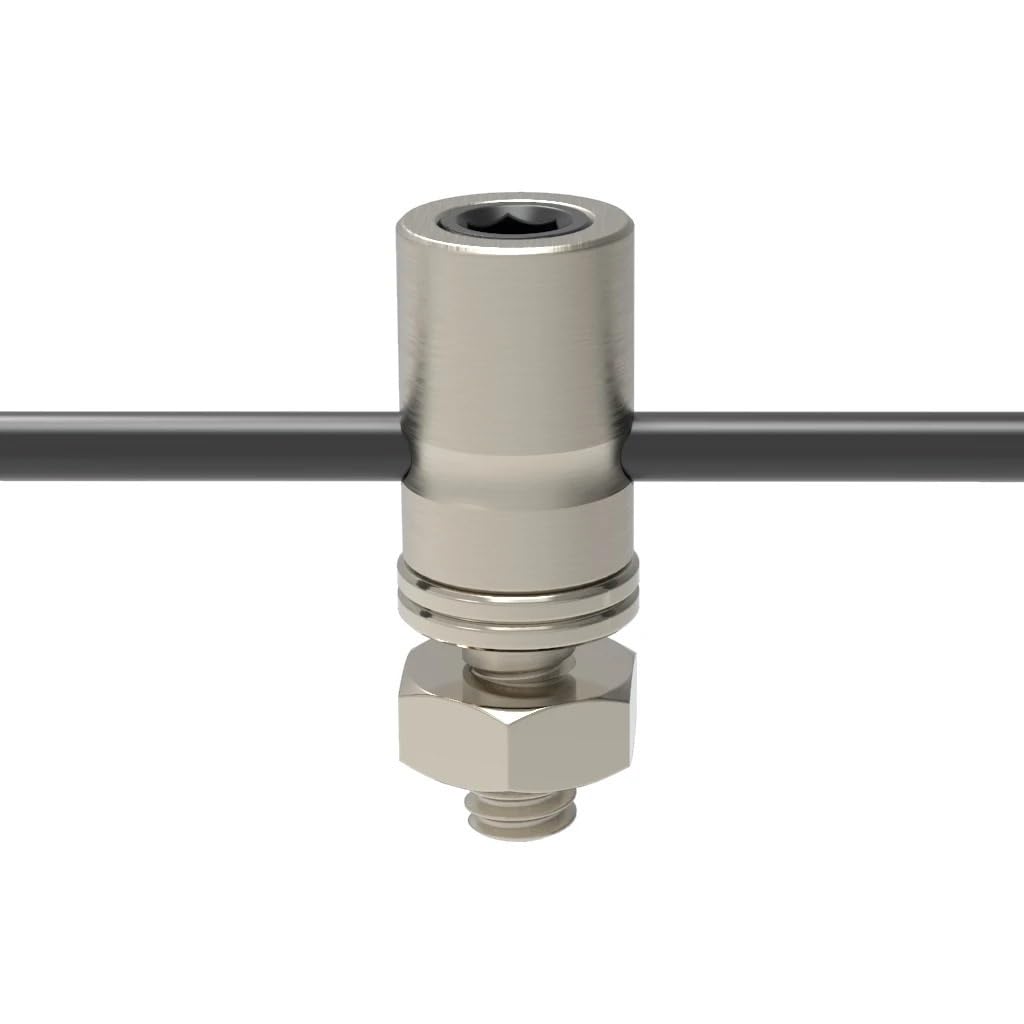 Conector y tope varilla regulable 1,3~3,1mm avión helicóptero barco RC | Topes regulables varios tamaños limitan recorrido y evitan desacoplamiento.(500pcs D3.1mm-B)