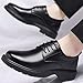 Men's Dress Shoes High Shine Glossy Finish British Fashion Oxford Footwear Trendy Polished Business Casual Shoes for Professional Office and Social Events(Black,10)