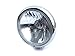 Price comparison product image Chrome Motorbike Headlight - 5.75" Bates Style - Bottom Mount - for Custom Motorcycle