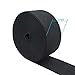 Elastic Bands Spool Sewing Band Flat 12Yards (Black, 2 inch)