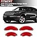 AOOA Red Caliper Covers Compatible with 2018-2020 Land Rover Range Rover Velar 4-Cylinder– DIY Custom Aluminum Caliper Covers, Easy Install, Exterior Upgrad, Sports Car Owners(Set of 4)