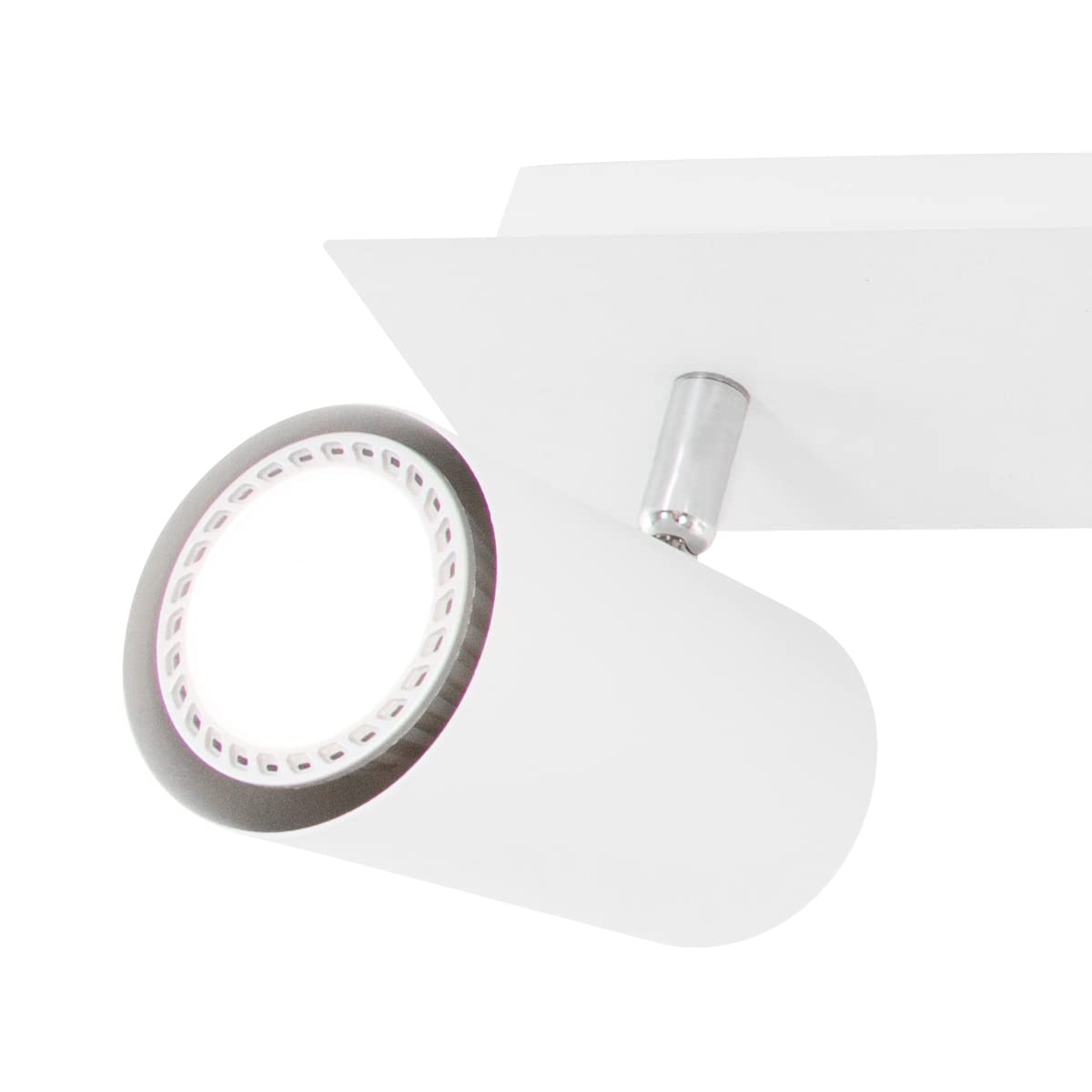 Trio Leuchten Balken in Metall weiß, Spotbalken 3-flammig, exklusiv 3xGU10, Länge: 48 cm 802400301, Weiß Matt