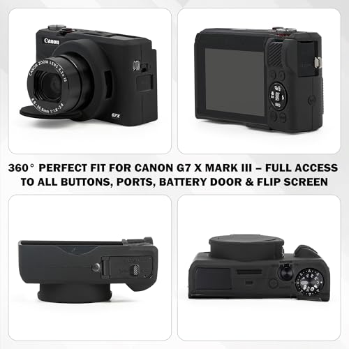 Funda para cámara Canon PowerShot G7 X Mark III, silicona miniatura 6