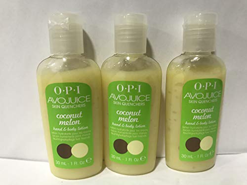 Avojuice Skin Quenchers coconut melon Hand & Body Lotion 1fl.Oz x 3pcs