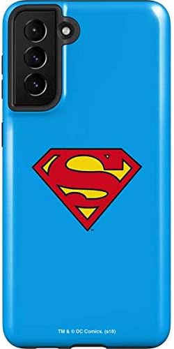 Skinit Pro Phone Case Compatible with Galaxy S21 Plus 5G - Officially Licensed DC Comics Superman for Tomorrow Cover Art by Jim Lee Design