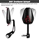 evermotor Universal Motorradspiegel, E24 Motorrad Rückspiegel, Lenkerendenspiegel, für Quad Roller ATV Moped Scooter, 2 Stück