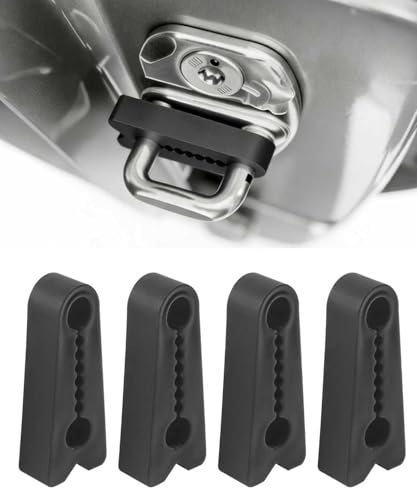 PAIYUE Car Door Shock Absorber,Car Accessories Silicone Door Slam Stopper Shock Absorber Pad with Non-Slip Teeth Design,Automotive Doors Entry Guard,Suitable for Sedans,Cars,Trucks (A Style Black)